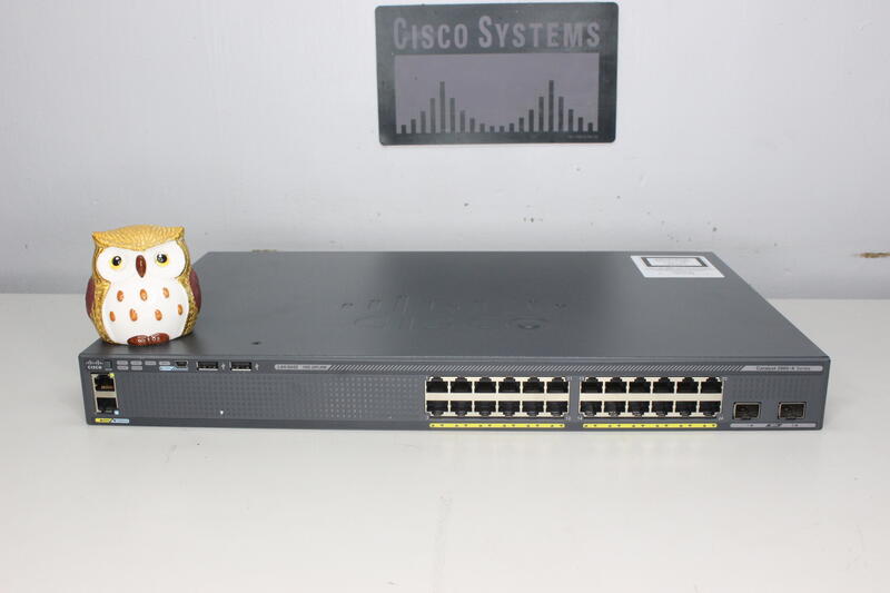 CISCO WS C2960X 24TD L 24 GigE 2 x 10G UPLINK Switch 露天市集 全台最大的網路購物市集