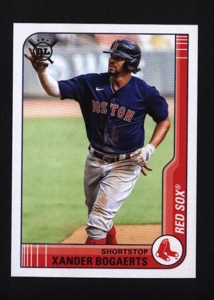 Topps Big League Xander Bogaerts Boston Red Sox