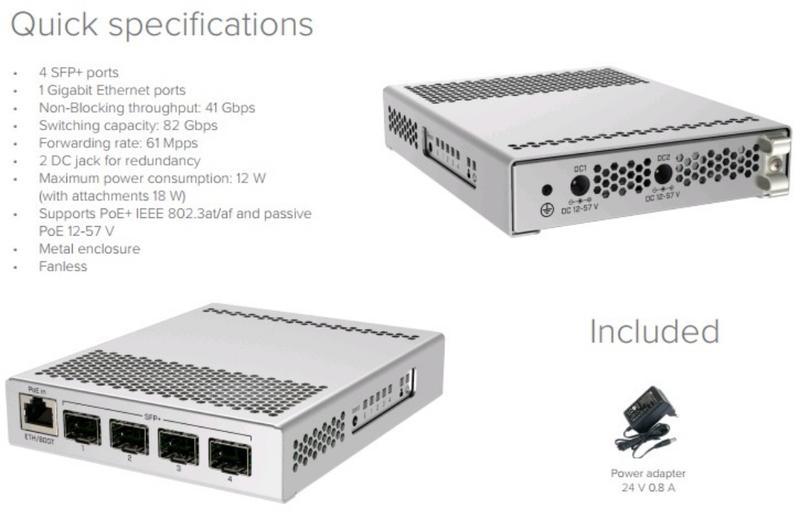 MikroTik CRS305-1G-4S+IN スイッチングハブ-silversky-lifesciences.com