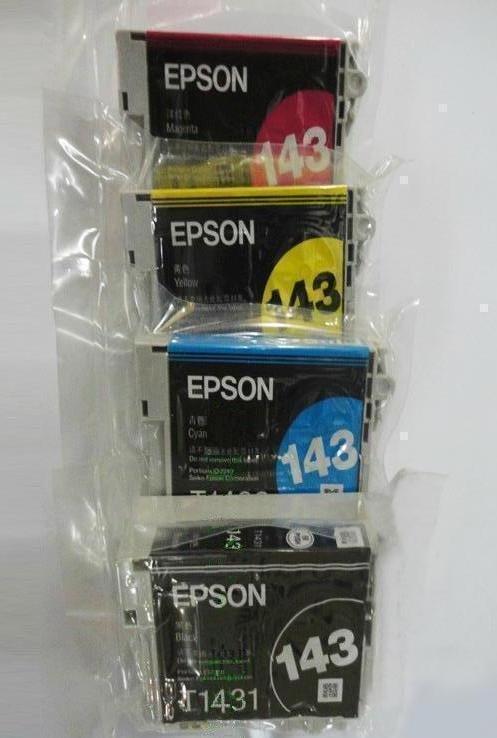 Epson原廠墨水匣143 T1431黑t1432藍t1433紅t1434黃 單顆顏色任選黑色單顆425元 露天市集 全台最大的網路購物市集 1172