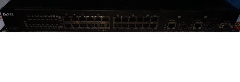 二手ZYXEL ES-2024 A 智慧型堆疊乙太網路交換器(上電有反應歡迎自取測試) | 露天市集 | 全台最大的網路購物市集