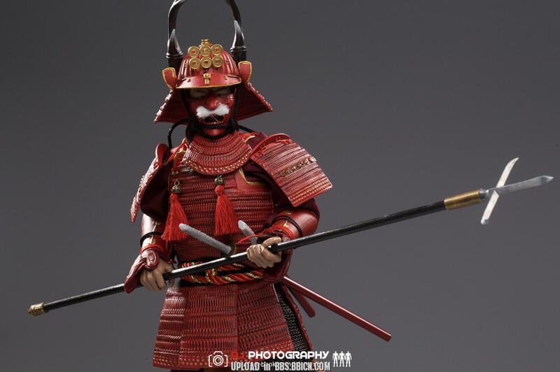 101TOYS 稀有日本戰國武士真田幸村大千鳥十文字槍非玖安POPTOYS