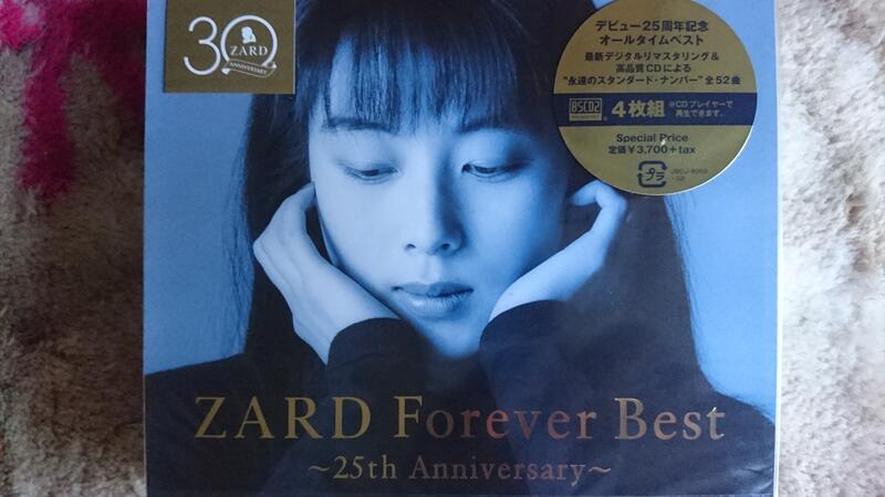現貨ZARD Forever Best 25th Anniversary 坂井泉水精選高音質BSCD2 日