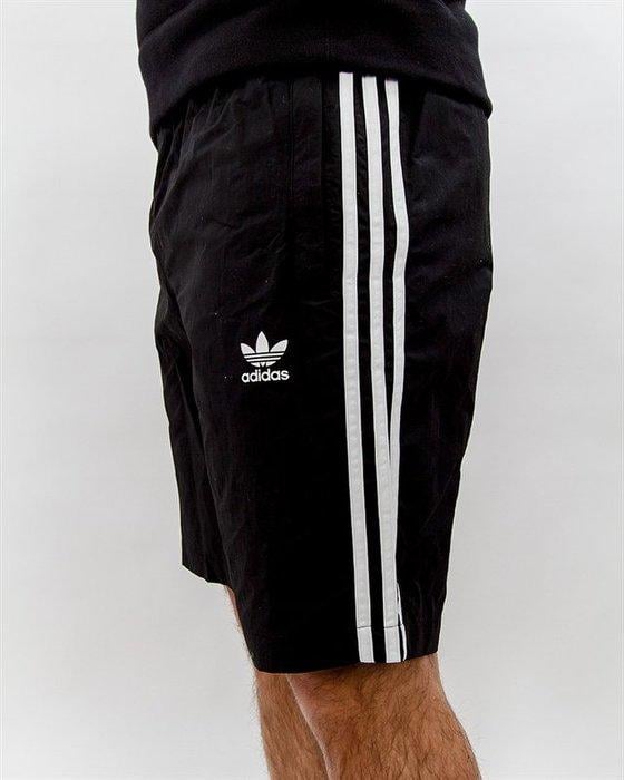 9527 Adidas Originals 運動短褲運動褲短褲黑白基本款三條CW1305 | 露天市集|