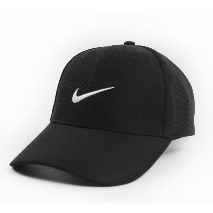 全新現貨NIKE 勾勾棒球帽帽子老帽鴨舌帽運動帽高爾夫球基本素面黑色免運| 全台最大的網路購物市集