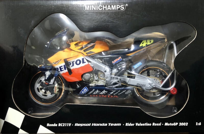 ホンダHonda RC 211VRepsol MotoGPミニチャンプス1/6 ミニカー 商品配