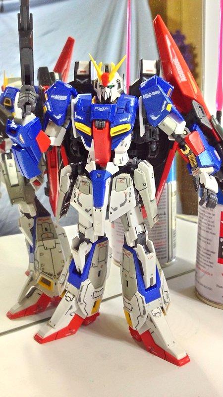 塗裝完成品萬代機動戰士鋼彈MSZ-006hottoy zeta Gundam RG#10 1/144 