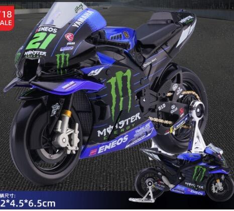 車苑模型 Maisto 1 18 Yamaha Moto Gp 18 羅西46 25 重機yzr M1 露天拍賣