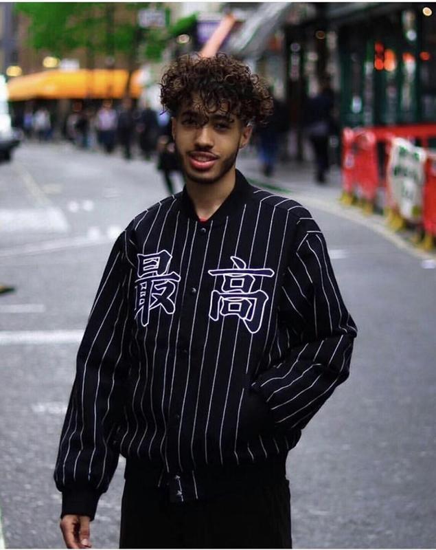 新品 supreme pinstripe varsity jacket 最高 黒 | angeloawards.com