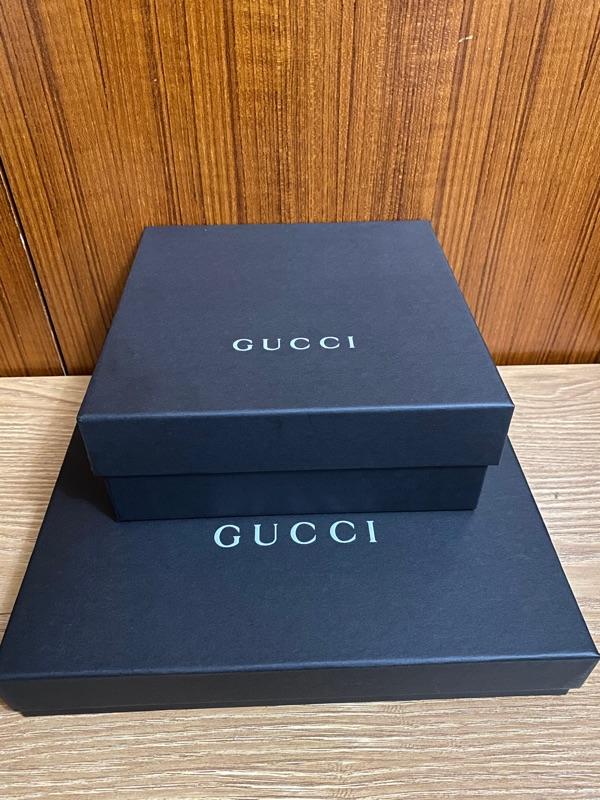 全新gucci 古馳禮盒紙盒包裝盒黑色可裝圍巾皮帶附提袋保證真品正品正方形空盒硬盒盒子 露天市集 全台最大的網路購物市集