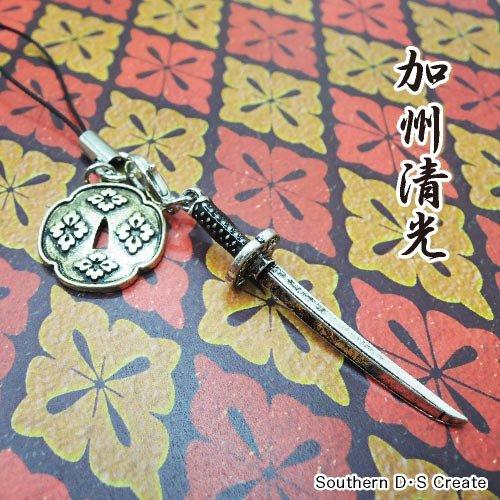 現貨 日本刀劍 手機吊飾 打刀加州清光另附刀之鍔紋刀劍亂舞 露天市集 全台最大的網路購物市集