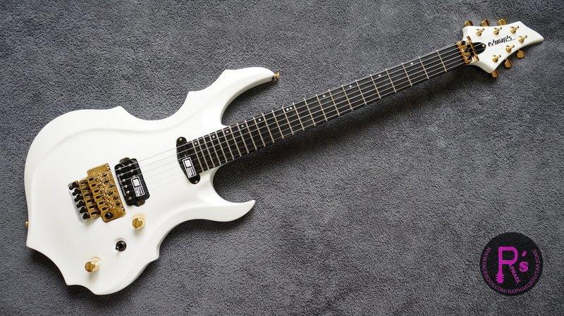 拉斐爾吉他特區】全新ESP EDWARDS E-FR-140GT/BA Pearl Whit Gold