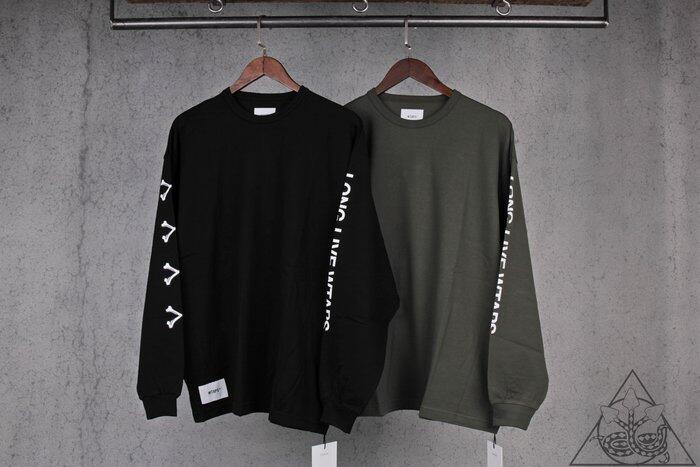 HYDRA】Wtaps LXLXW LS Cotton 骨頭字體秋冬長T 長袖【222ATDT-CSM12