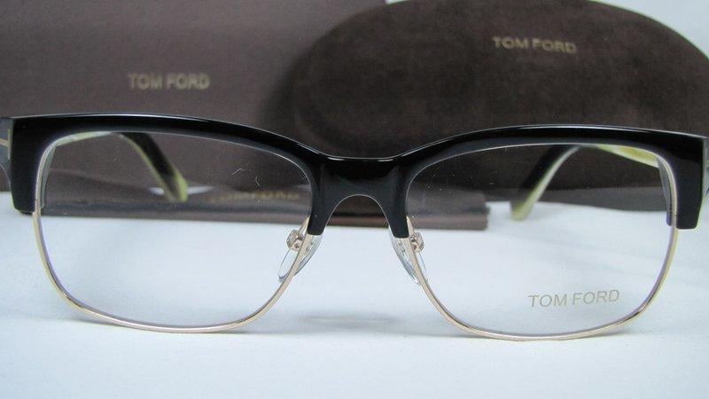 珍妮妹妹』【TF 5307-001】全新正品TOM FORD 時尚象牙白混搭眉架時尚造型鏡框| 露天市集| 全台最大的網路購物市集