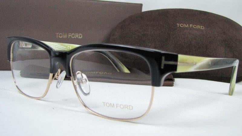 珍妮妹妹』【TF 5307-001】全新正品TOM FORD 時尚象牙白混搭眉架時尚造型鏡框| 露天市集| 全台最大的網路購物市集