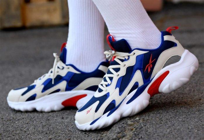 9527 REEBOK DMX SERIES 1000 運動鞋慢跑鞋復古老爹白色黑藍Dv8744 | 露天市集| 全台最大的網路購物市集