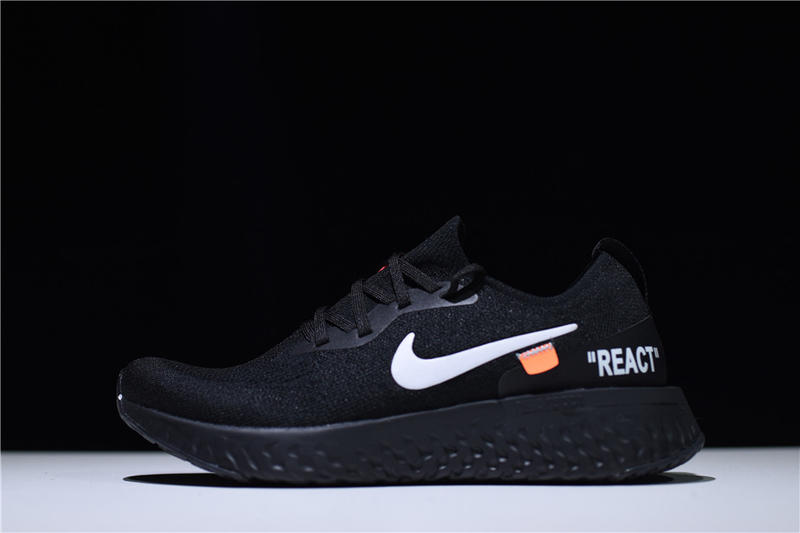 off white nike epic react flyknit