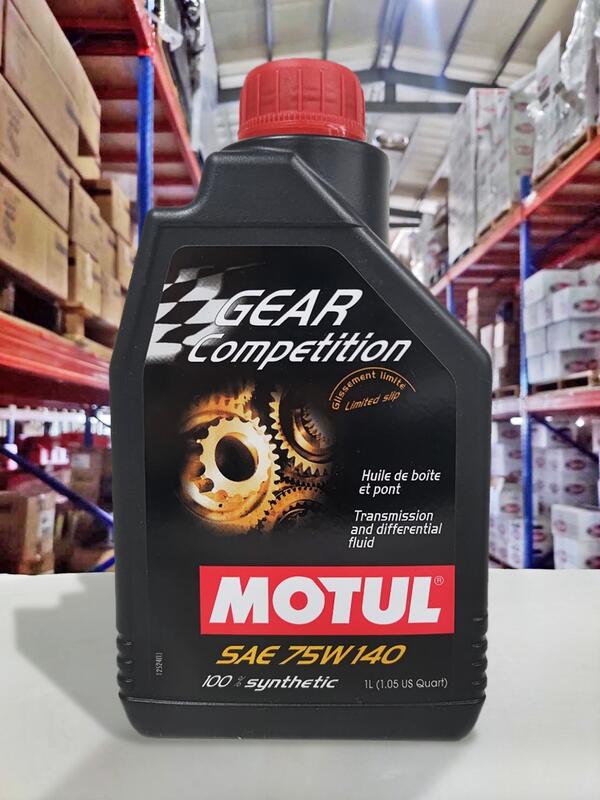 2 Lt Motul Gear Competition 75W140 Olio Cambio Differenziale 100