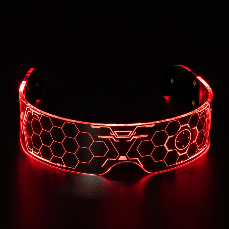 （現貨，當天出貨）科技感眼鏡，七彩發光眼鏡、護目鏡、派對道具、蹦迪眼鏡