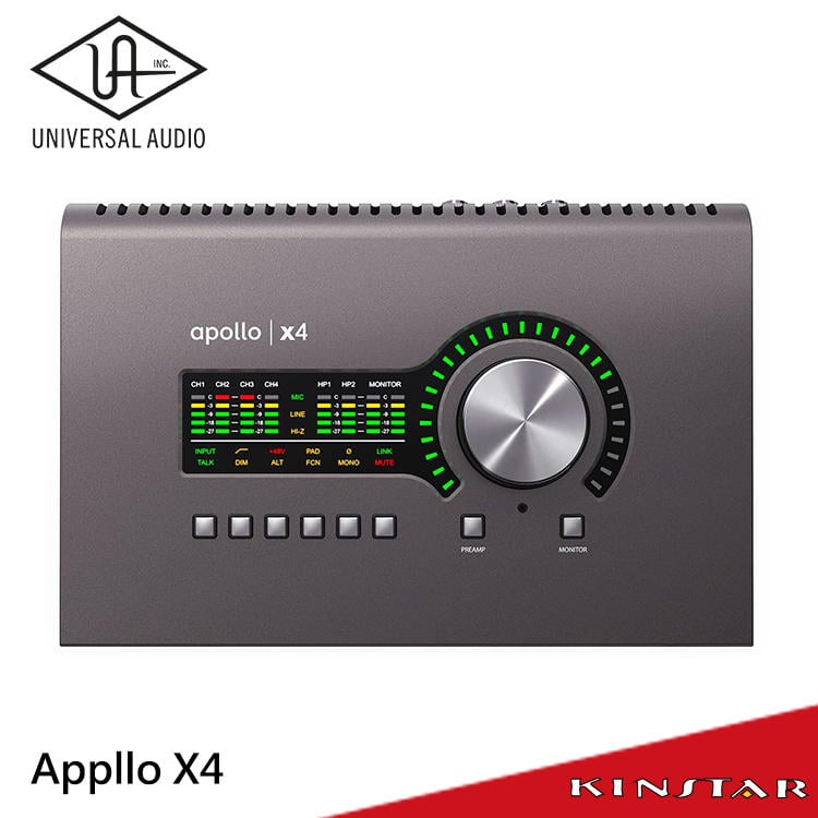 金聲樂器】Universal Audio Apollo X4 Thunderbolt 錄音介面| 露天市集