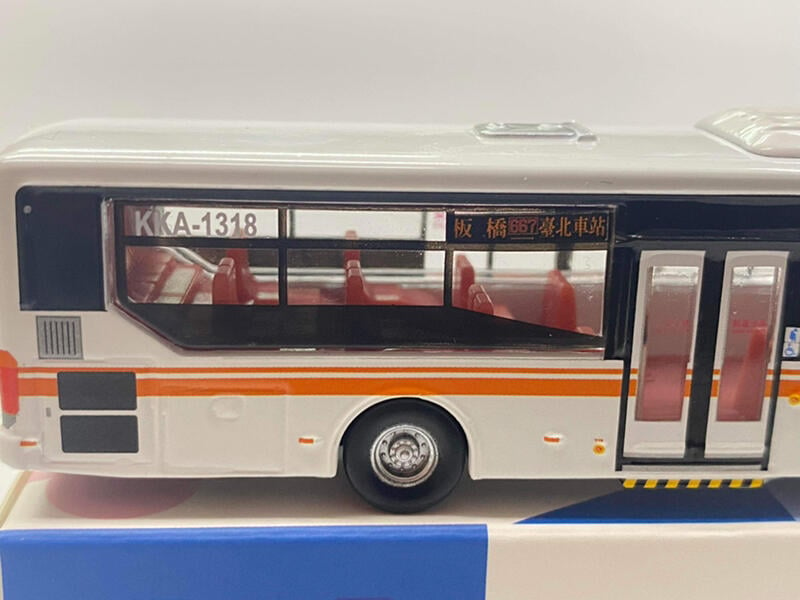2台セット】TINY 微影 台湾 中華郵政 バス 日野 公車 ミニカー 海外 