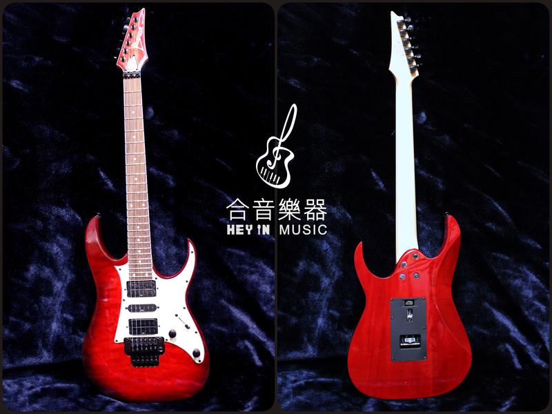 合音樂器＊全新IBANEZ RG350QMZ 大搖座電吉他透明紅漸層日本限定款