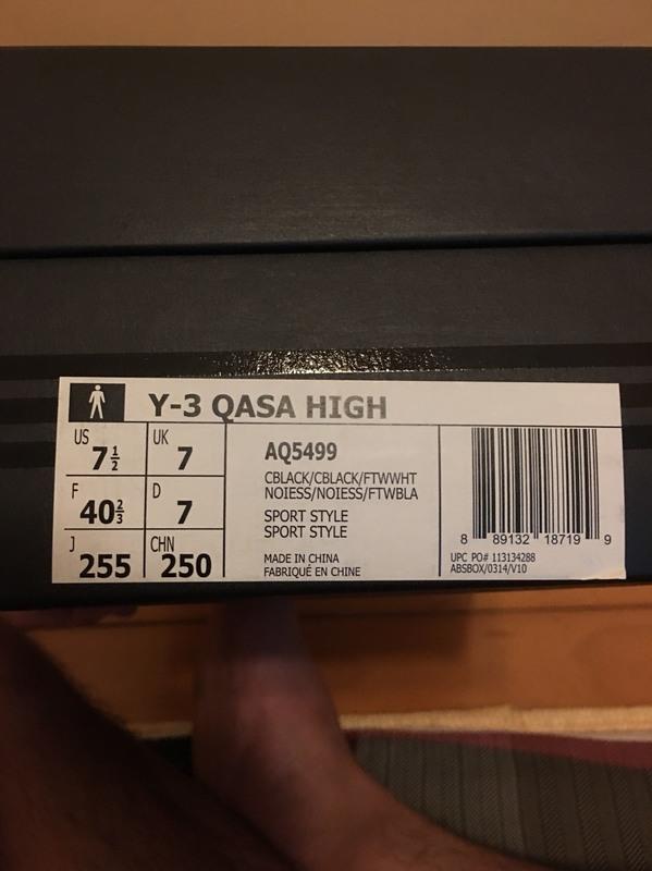 全新Y-3 QASA HIGH 2016配色(AQ5499) US7.5 / 25.5CM | 露天拍賣