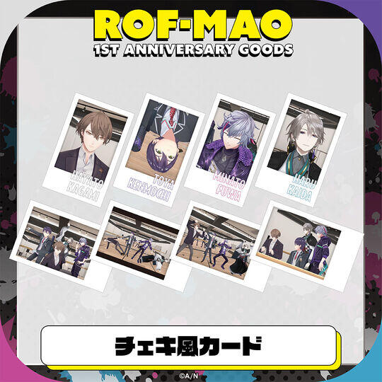 柴君代購○彩虹社ROF-MAO 一周年紀念拍立得風卡片劍持刀也加賀美不破湊 ...