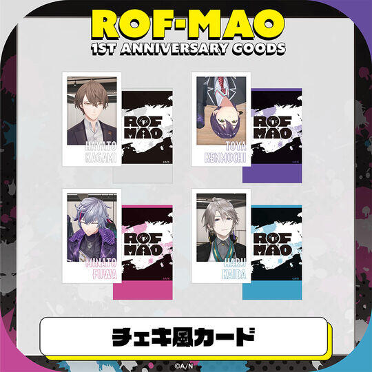 柴君代購○彩虹社ROF-MAO 一周年紀念拍立得風卡片劍持刀也加賀美不破湊 ...