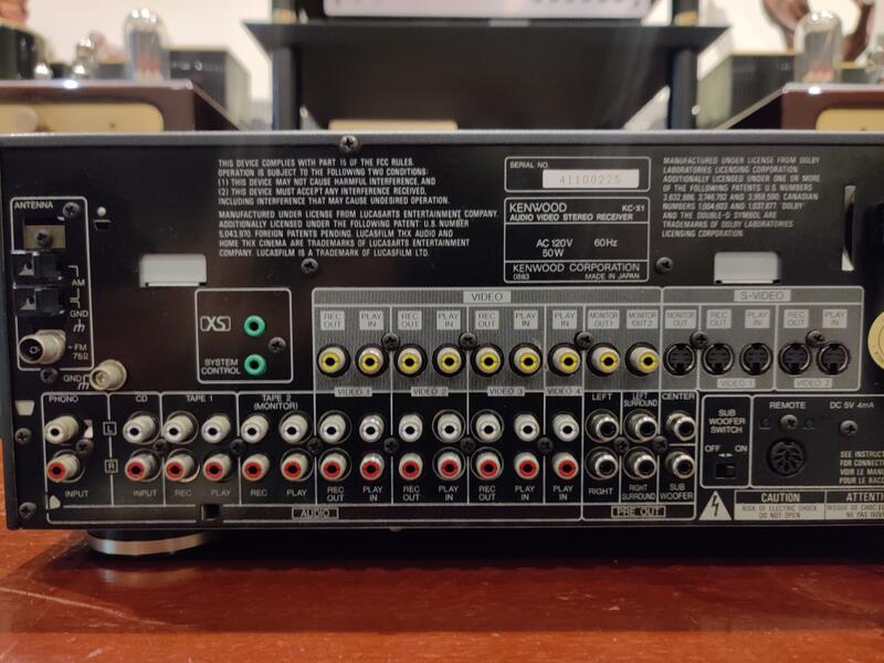 「已售出」極少見日本製 極新 THX 認證 Kenwood KCX1 收音機 黑膠 5.1聲道環繞前級擴大機 120V 露天市集 全
