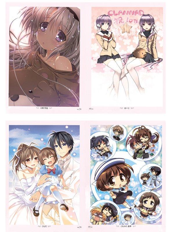 優先配送 CLANNAD 光の軌跡 10th Book Art Anniversary アート