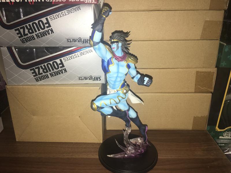 賣場唯一無盒限定版特價白金之星藍色雕像傳說jojo冒險野郎非承太郎黃金體驗超像可動定助 露天市集 全台最大的網路購物市集