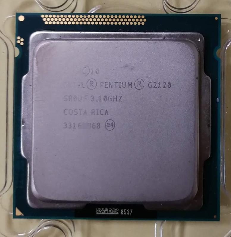 二手良品 Intel Pentium G2120 3.10GHz 雙核心CPU 中央處理器 | 露天市集 | 全台最大的網路購物市集