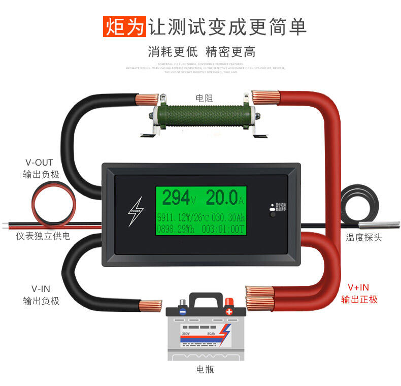 多功能300v100a庫倫計 汽車車載直流電壓表 機車電流表 電動機車功率表 電池測試儀電量表 風力太陽能 露天市集 全台最大的網路購物市集 多功能300v100a庫倫計 汽車車載直流電壓表 機車電流表 電動機車功率表 電池測試儀電量表 風力太陽能 露天市集 全台最大的網路購物市集