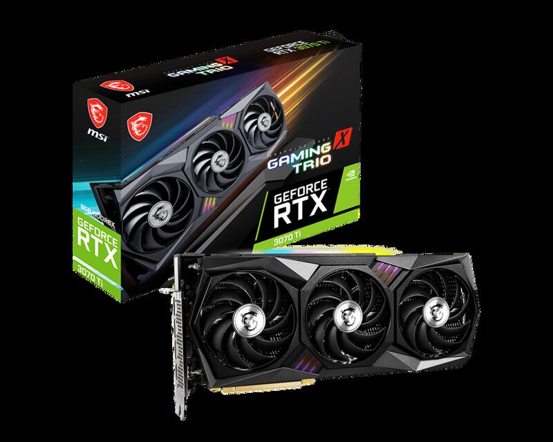 時雨小舖】微星GeForce RTX 3070 Ti GAMING X TRIO 8G顯示卡(附發票