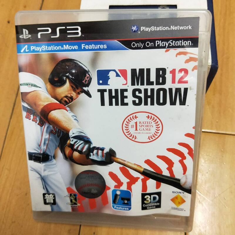 Ps3 Mlb 12 The Show 美國職棒大聯盟12 英文版 遊戲片 動態move 缺說明書 露天市集 全台最大的網路購物市集