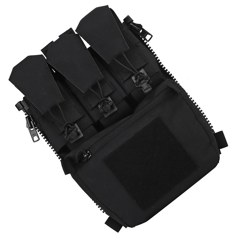 RST紅星- JPC 2.0/V5 戰術背心用擴充4格背板包 裝備包 附件包 黑色 . WSB-VE-75-AAC-07