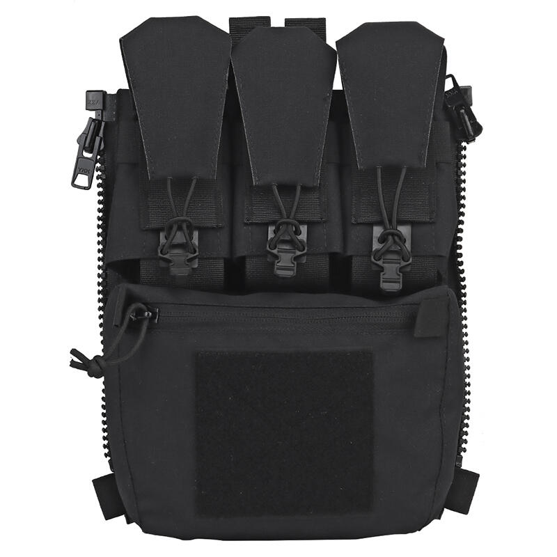 RST紅星- JPC 2.0/V5 戰術背心用擴充4格背板包 裝備包 附件包 黑色 . WSB-VE-75-AAC-07