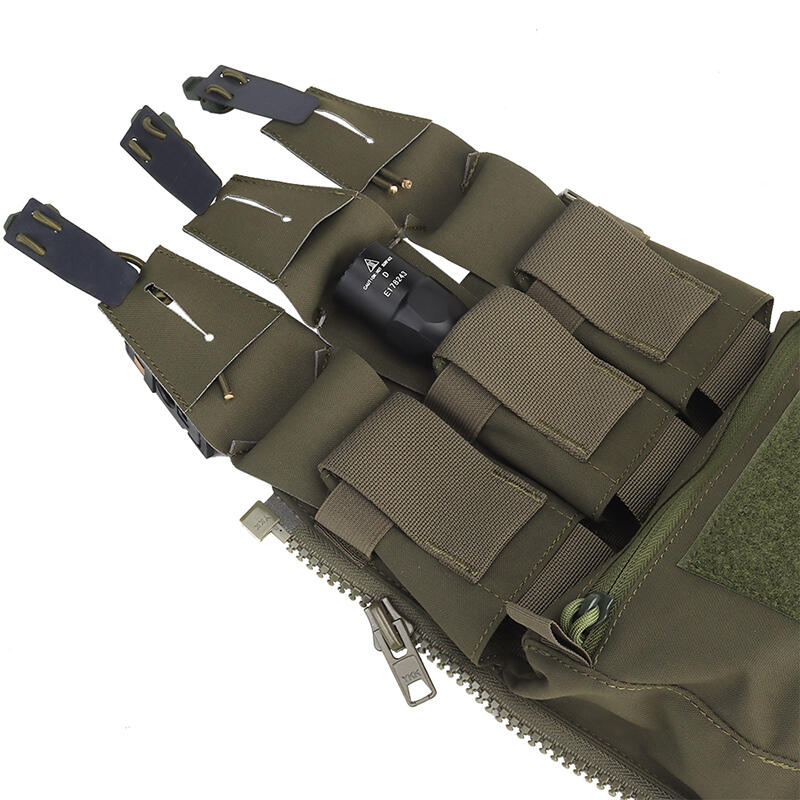 RST紅星- JPC 2.0/V5 戰術背心用擴充4格背板包 裝備包 附件包 綠色 . WSB-VE-75-AAC-07