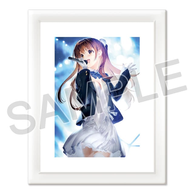 WHITE ALBUM2 箔押しサイン入り描き下ろし複製原画 冬馬かずさ