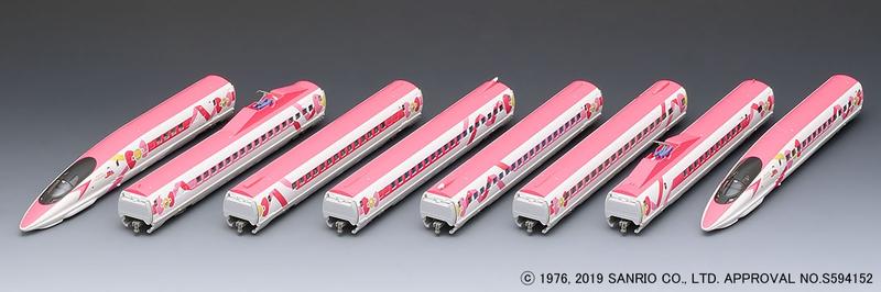 JR 500-7000系山陽新幹線（Hello Kitty 新幹線) 8両 - 鉄道模型