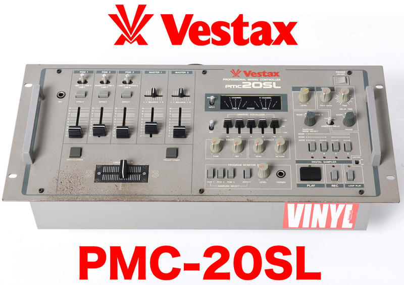 Vestax PMC20SL DJ KRUSH使用機材 DJミキサー 名機