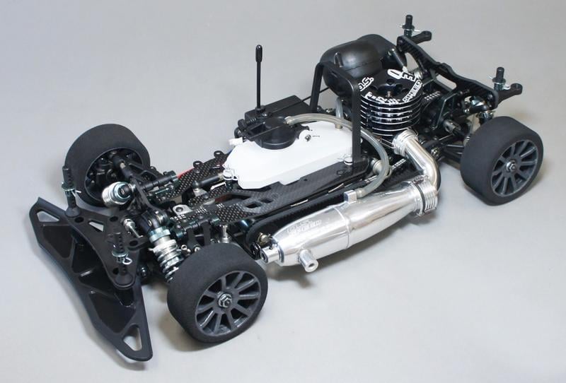 超特価新作MUGEN　無限精機MTX-5　1/10スケール・エンジン・マフラー・ボディ・スペアパーツ多数・取扱説明書付き『中古美品』 完成品（エンジン）
