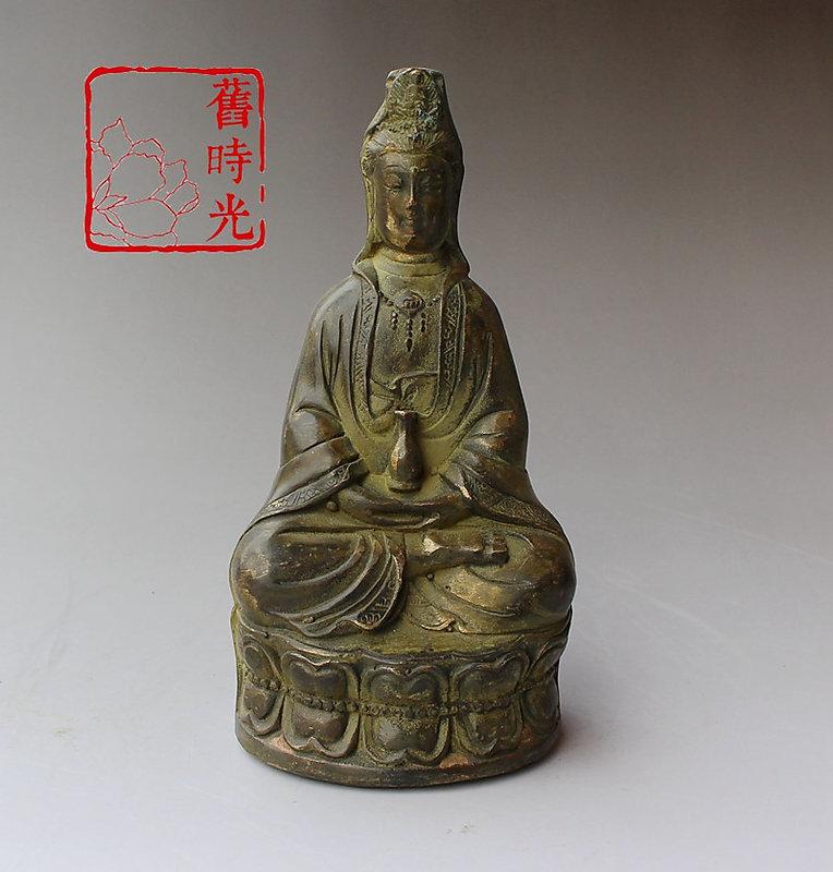佛像古董，「大明宣德年製」在銘，高2⃣️9⃣️cm，重3800克 佛像古董，「大明宣德年製」在銘，高2⃣️9⃣️cm，重3800克