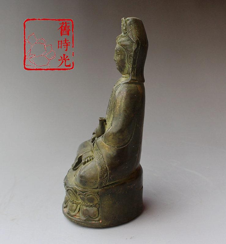 佛像古董，「大明宣德年製」在銘，高2⃣️9⃣️cm，重3800克 佛像古董，「大明宣德年製」在銘，高2⃣️9⃣️cm，重3800克