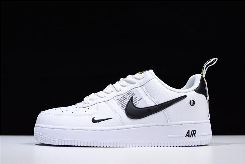 Nike Air Force 1 '07 LV8 Utility Low AF1 白黑低幫黑鉤AJ7747-100 | 露天市集|  全台最大的網路購物市集