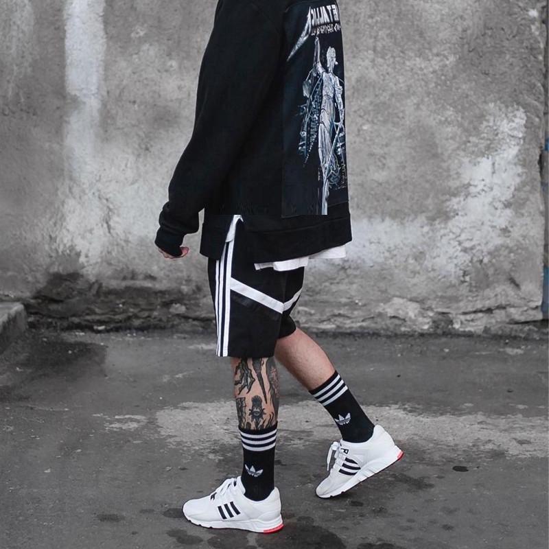 ⚡️潮鞋瘋⚡️ADIDAS SOLID CREW 三葉草襪子黑S21490 白S21489 男女生台灣公司貨| 露天市集| 全台最大的網路購物市集